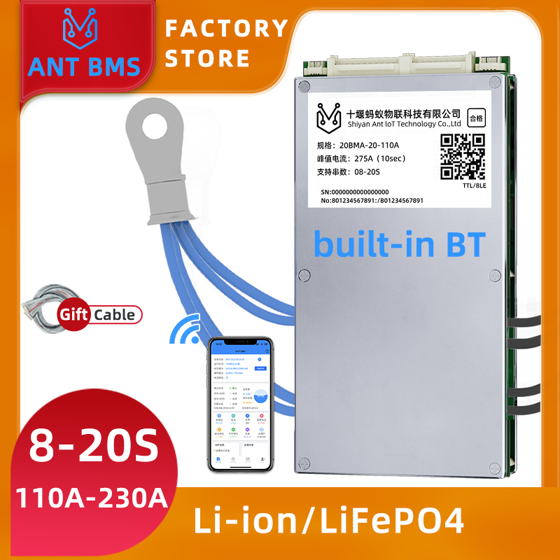 Smart Bms 20S 72V 150A Bluetooth - ANT Smart Balance BMS 8S-20S con